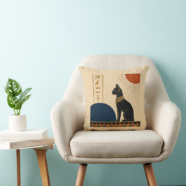 Echoes Nile Egyptian Bastet Cushion クッション