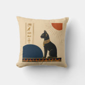 Echoes Nile Egyptian Bastet Cushion クッション (正面)