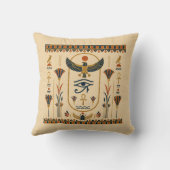 Echoes Nile Egyptian Horus Ankh Cushion クッション (裏面)