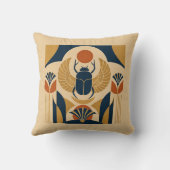 Echoes Nile Egyptian Scarab Sun Cushion クッション (裏面)