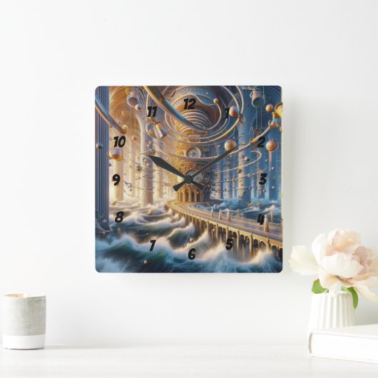 Echoes of '73: The Chronos Ocean's Labyrinth スクエア壁時計 (ホーム)