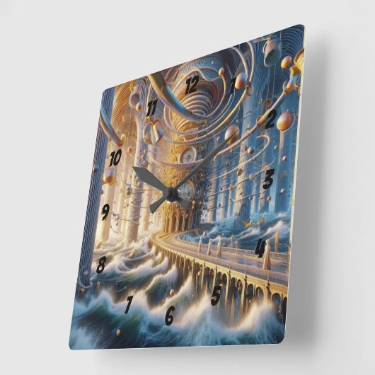 Echoes of '73: The Chronos Ocean's Labyrinth スクエア壁時計 (傾斜)