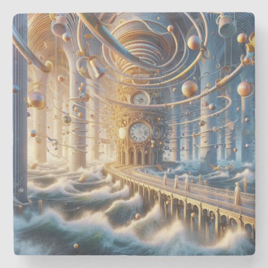 Echoes of '73: The Chronos Ocean's Labyrinth ストーンコースター (正面)