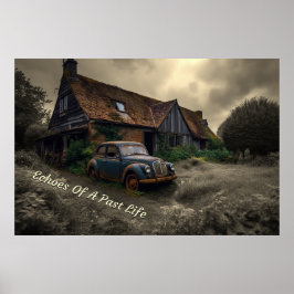 Echoes Of A過去ライフ宇宙コンセプトアート ポスター