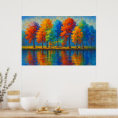 Echoes of Color Landscape ポスター (キッチン)