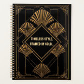 Echoes of Deco Elegance プランナー手帳 (正面)