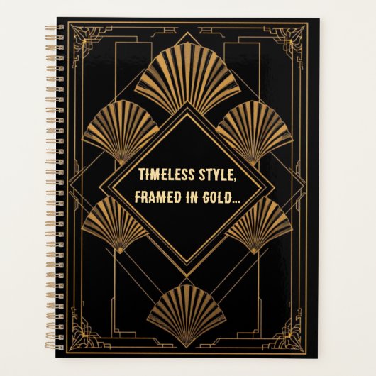 Echoes of Deco Elegance プランナー手帳 (正面)