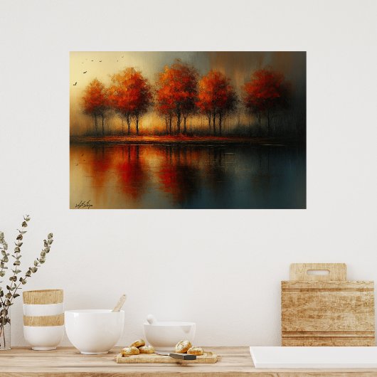 Echoes of Emberlight Landscape ポスター (キッチン)