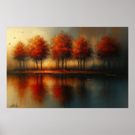 Echoes of Emberlight Landscape ポスター