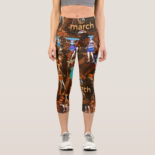 Echoes of Empowerment: March 8th カプリレギンス (正面)