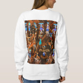 Echoes of Empowerment: March 8th スウェットシャツ (裏面)