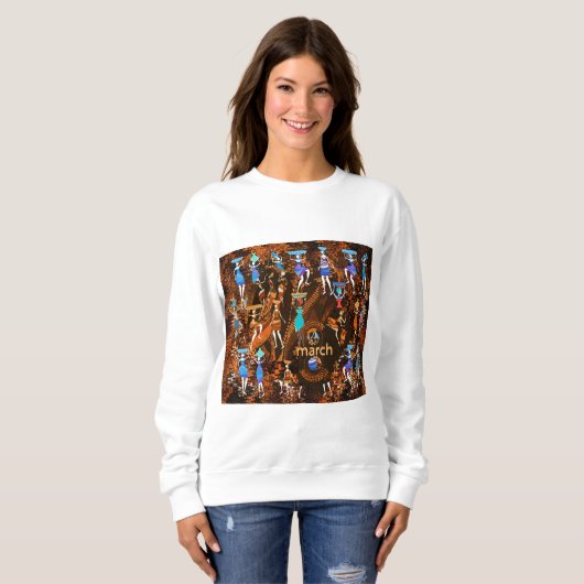 Echoes of Empowerment: March 8th スウェットシャツ (正面フル)