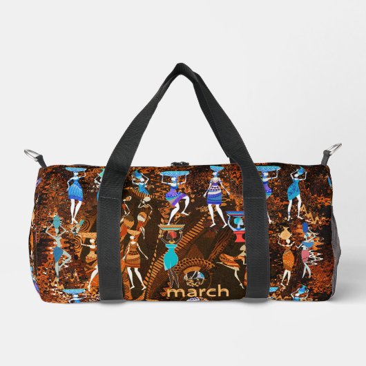 Echoes of Empowerment: March 8th ダッフルバッグ (正面)