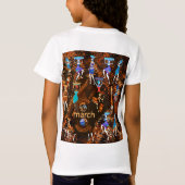 Echoes of Empowerment: March 8th Tシャツ (裏面)