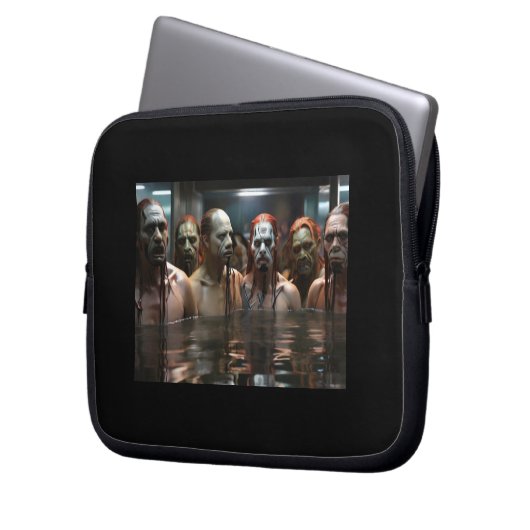 Echoes of Evolution/Artistic Tech Case ラップトップスリーブ (正面左)