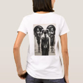 Echoes of Fashion/Surreal Monochrome Shirt Tシャツ (裏面)