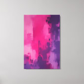 Echoes of Magenta キャンバスプリント (正面)