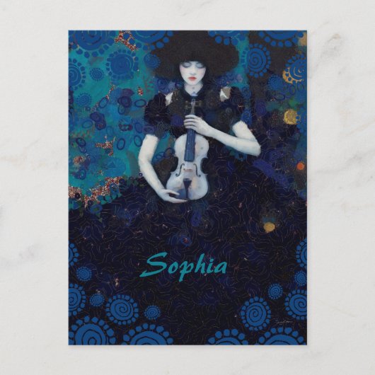 Echoes of Silence: A Violin’s Song of Healing ポストカード (正面)