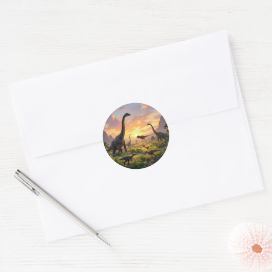 Echoes Of The Ancient World - ラウンドシール (封筒)