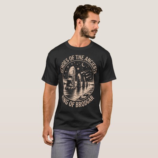 Echoes Of The Ancients Ring Of Brodgar Mythical La Tシャツ (正面フル)