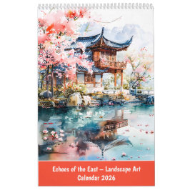 Echoes of the East – Landscape Art Calendar 2026 カレンダー