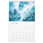 Echoes of the East – Landscape Art Calendar 2026 カレンダー (1月 2026)