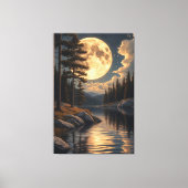 Echoes of the Golden Moon キャンバスプリント (正面)
