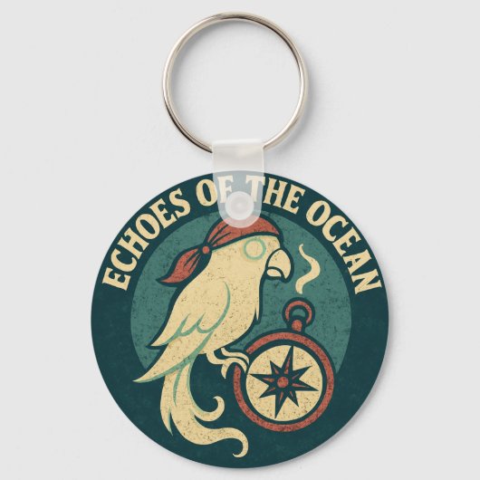 Echoes Of The Ocean Pirate Parrot キーホルダー (正面)