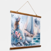 Echoes of the Tide 吊り下げ型タペストリー (傾斜あり)