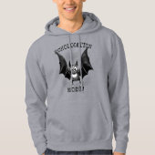 Echolocation Mode Activated - Retro Bat Hoodie パーカ (正面)