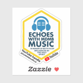 Echos with MDMB Music official sticker シール