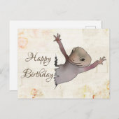 Echse im Riss ポストカード (正面/裏面)