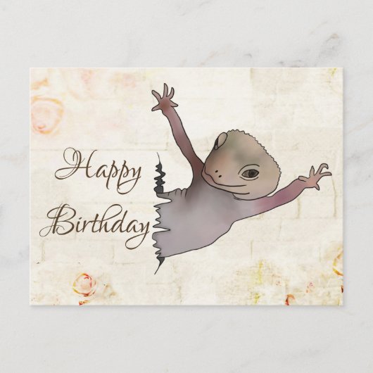 Echse im Riss ポストカード (正面)