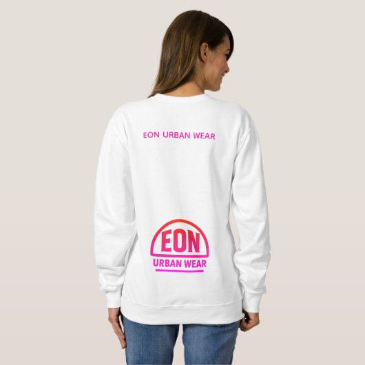 ECICION CIERVO スウェットシャツ (裏面フル)