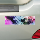 Ecig abstracto バンパーステッカー (車上)