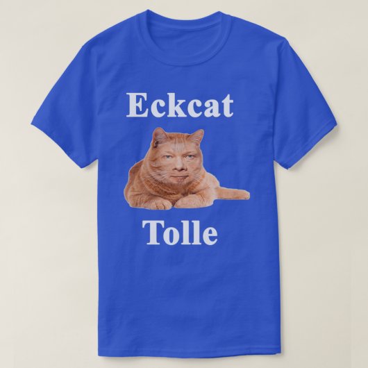 Eckcat Tolle Zen Master Cat Eckhart Tolle kitty  Tシャツ (デザイン正面)
