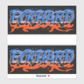 Eckhard Vorname Name Graffiti Aufkleber Sticker シール (シート)