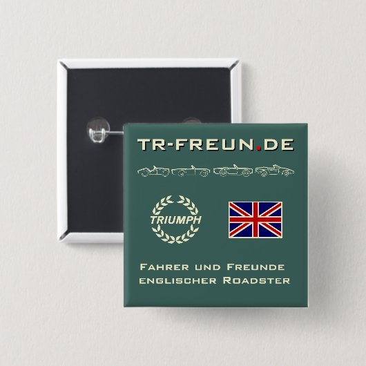 Eckiger Button der TR-Freun.de 缶バッジ (正面&裏面)