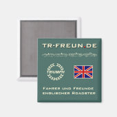 Eckiger Magnet der TR-Freun.de マグネット (正面/裏面)