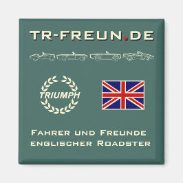 Eckiger Magnet der TR-Freun.de マグネット