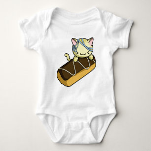 Eclairの子猫 ベビーボディスーツ