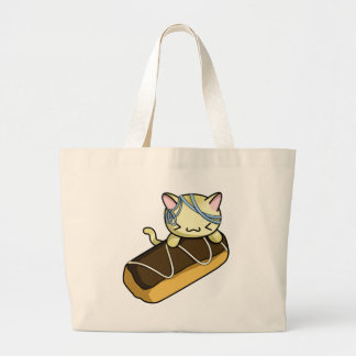 Eclairの子猫 ラージトートバッグ