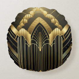 Éclat Architectural Art Déco ラウンドクッション