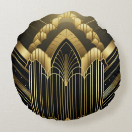 Éclat Architectural Art Déco ラウンドクッション