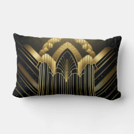 Éclat Architectural Art Déco ランバークッション