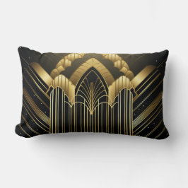 Éclat Architectural Art Déco ランバークッション