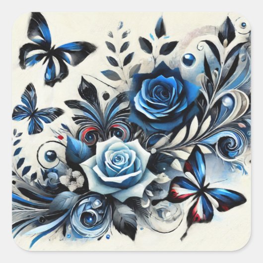 Éclat Bleu Mystique スクエアシール (正面)