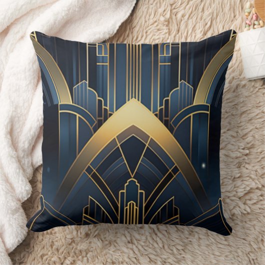 Éclat Urbain en Art Deco クッション (ブランケット)