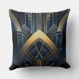 Éclat Urbain en Art Deco クッション