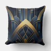 Éclat Urbain en Art Deco クッション (正面)